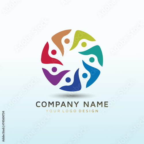 Chatting Mind vector logo design