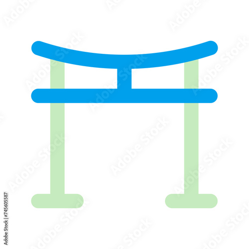 torii gate duo tone