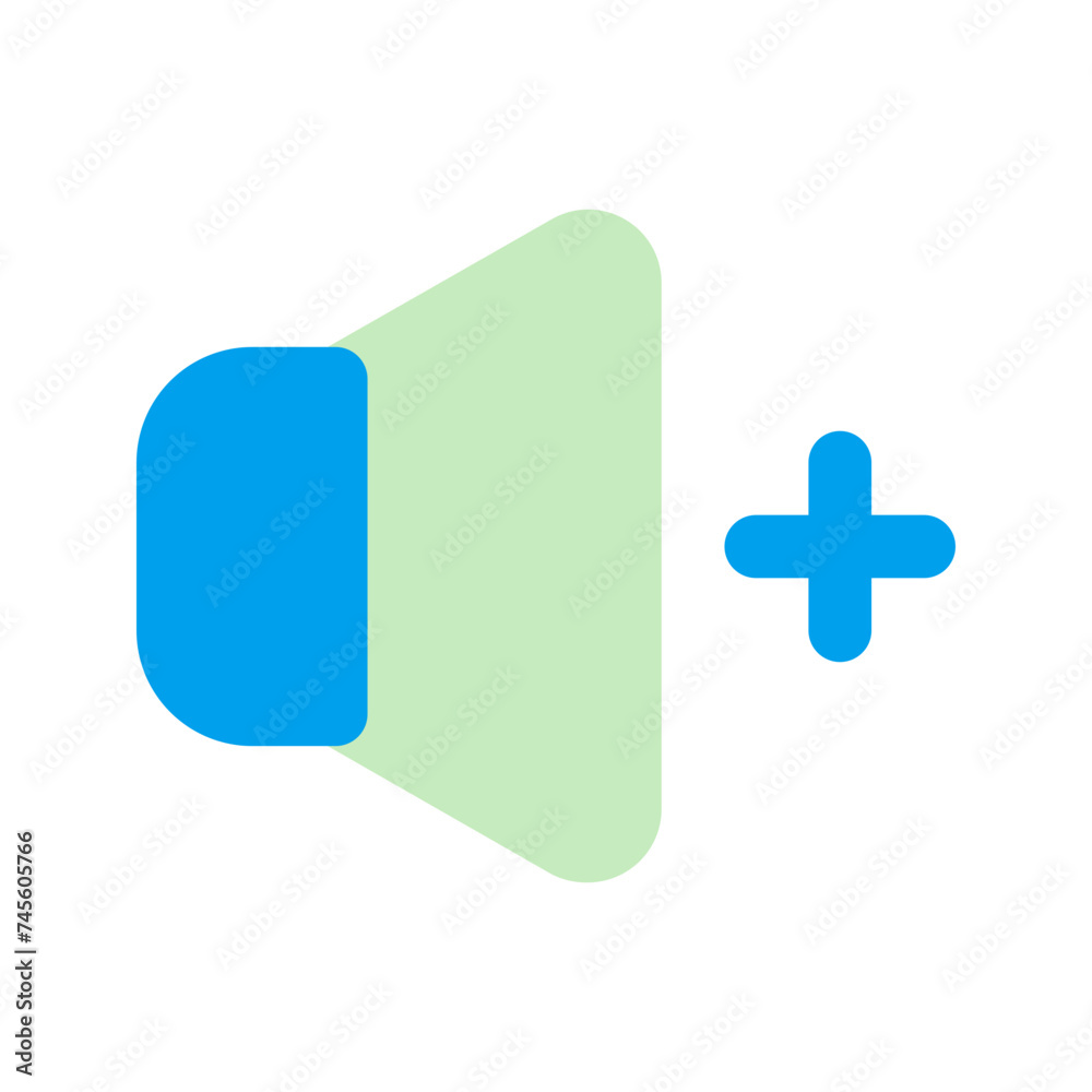 Fototapeta premium volume up duo tone