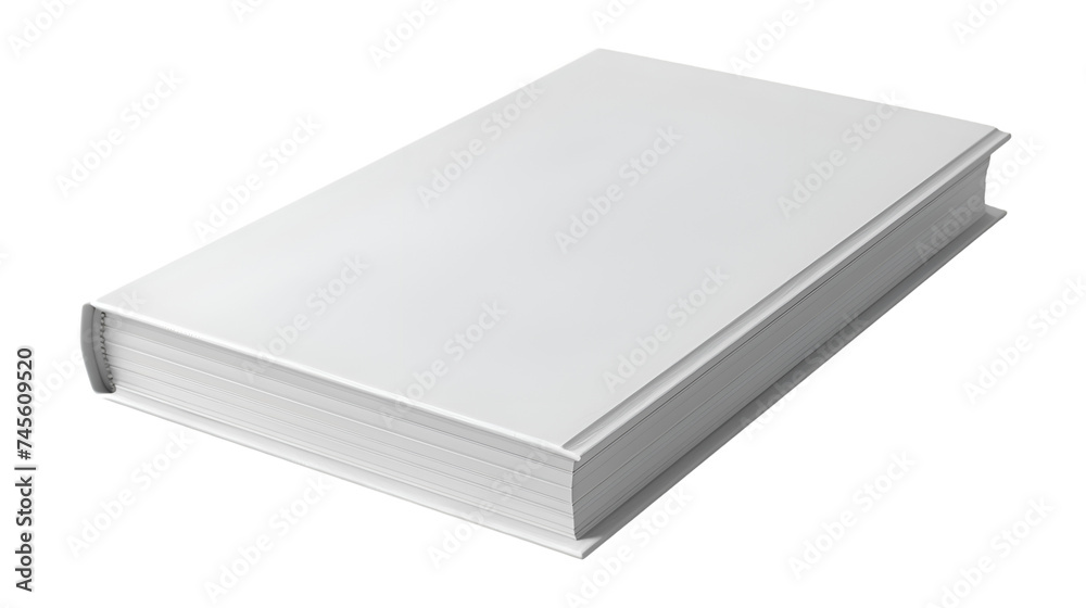 white sketchbook captured in high definition, its pristine cover gleaming under studio lighting, transparent background white sketchbook captured in high definition, its pristine cover gleaming under studio lighting, transparent background