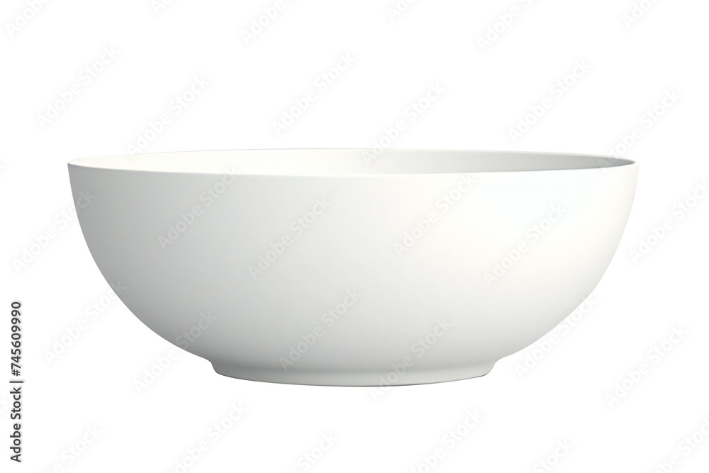 White bowl isolated on a transparent background. White bowl isolated on a transparent background.