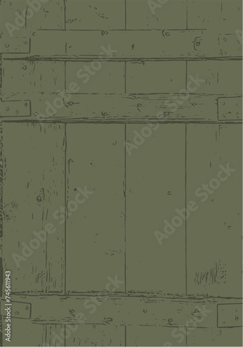 Vektor Holzkiste Tarnfarbe - Lagerung - Design Element Holzoberfläche - Vorlage leer