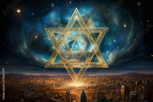 The Star of David, Passover, commemorating the liberation of the Jewish people