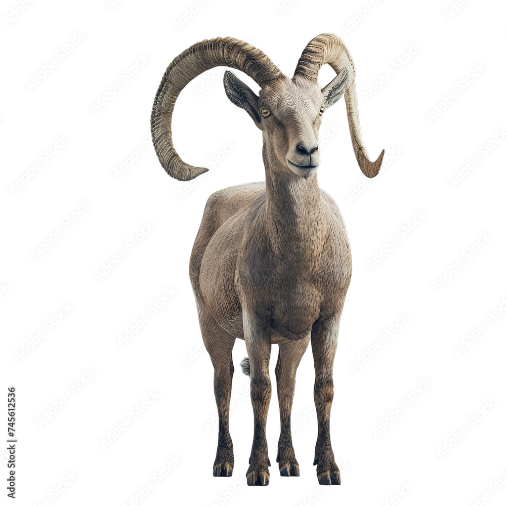 ibex goat isolated on transparent background, png ibex goat isolated on transparent background, png