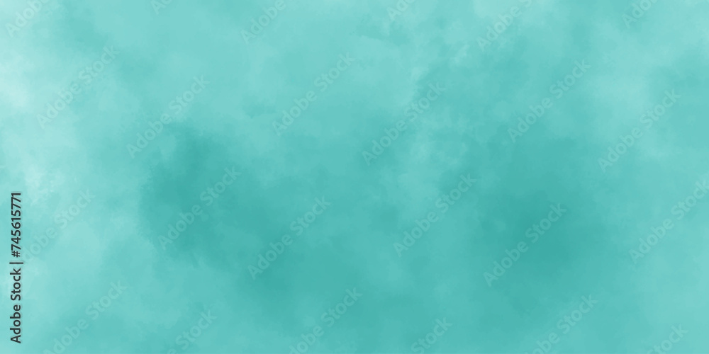 Teal cumulus clouds design element texture overlays fog and smoke transparent smoke.fog effect realistic fog or mist brush effect reflection of neon smoky illustration background of smoke vape.
