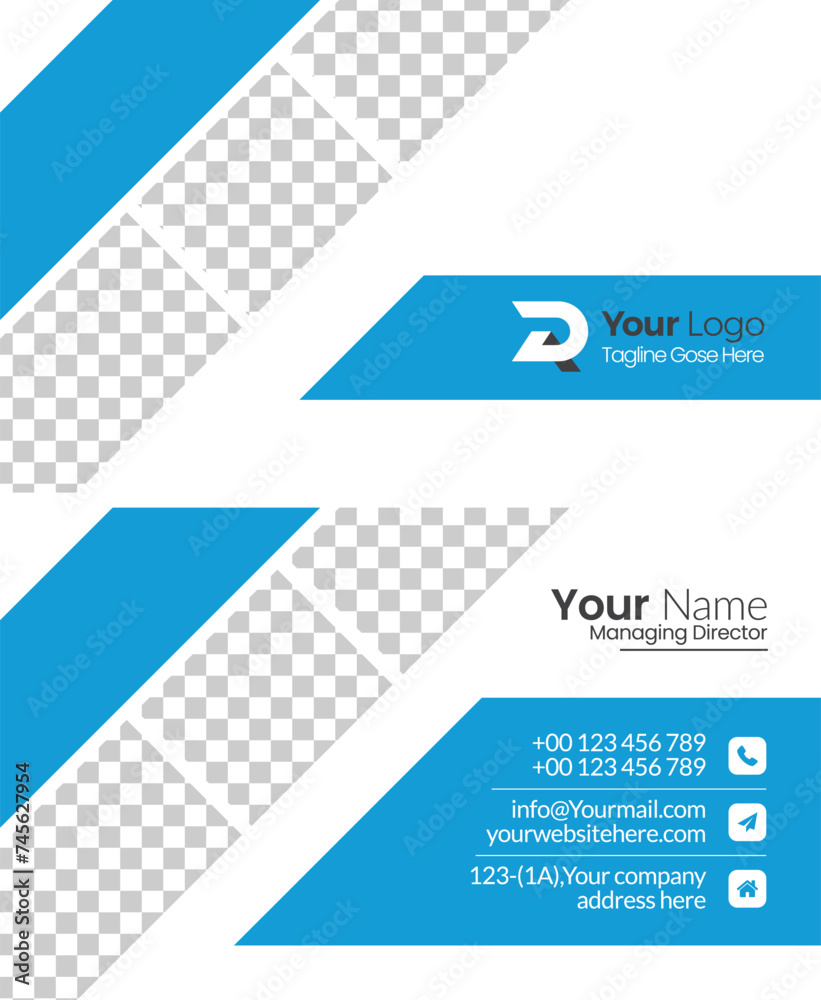 Modern Unique Business Card Design Modern Unique Business Card Design