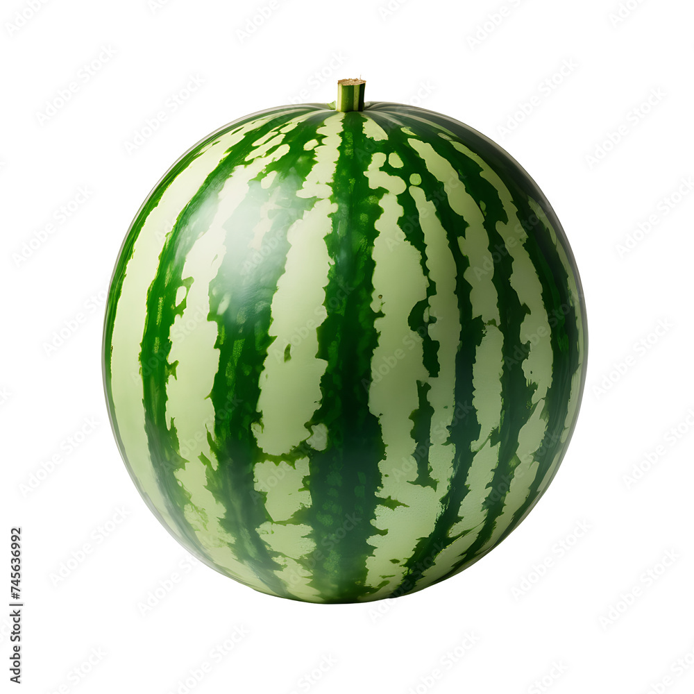 Watermelon image isolated on a transparent background PNG photo