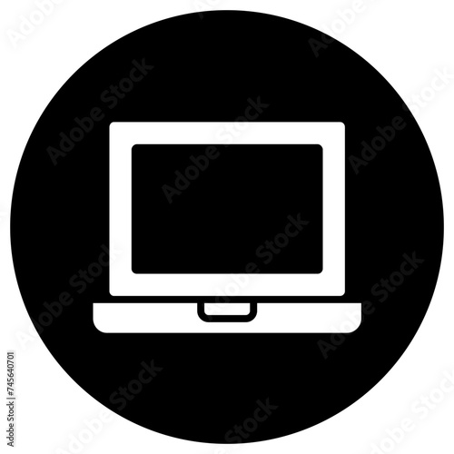 Laptop Vector Icon Design Illustration