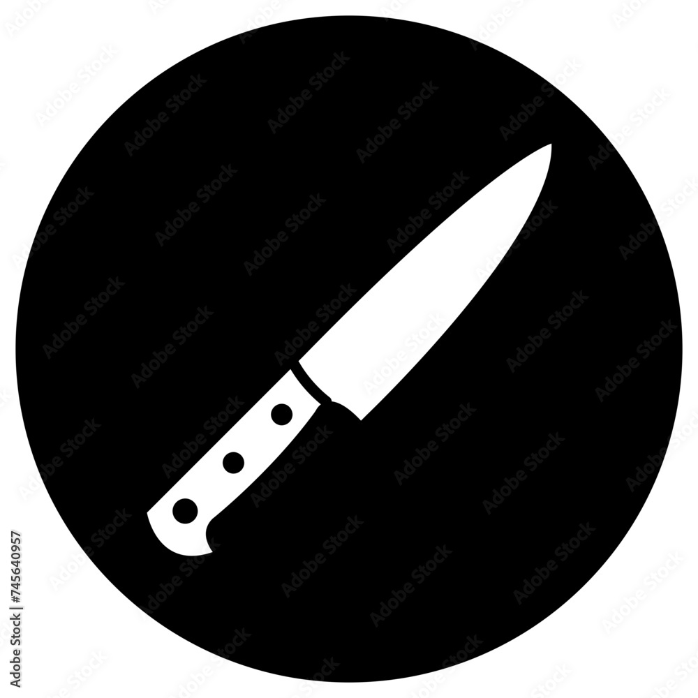 Knife Vector Icon Design Illustration
