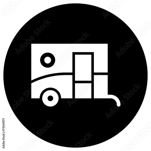 Caravan Vector Icon Design Illustration