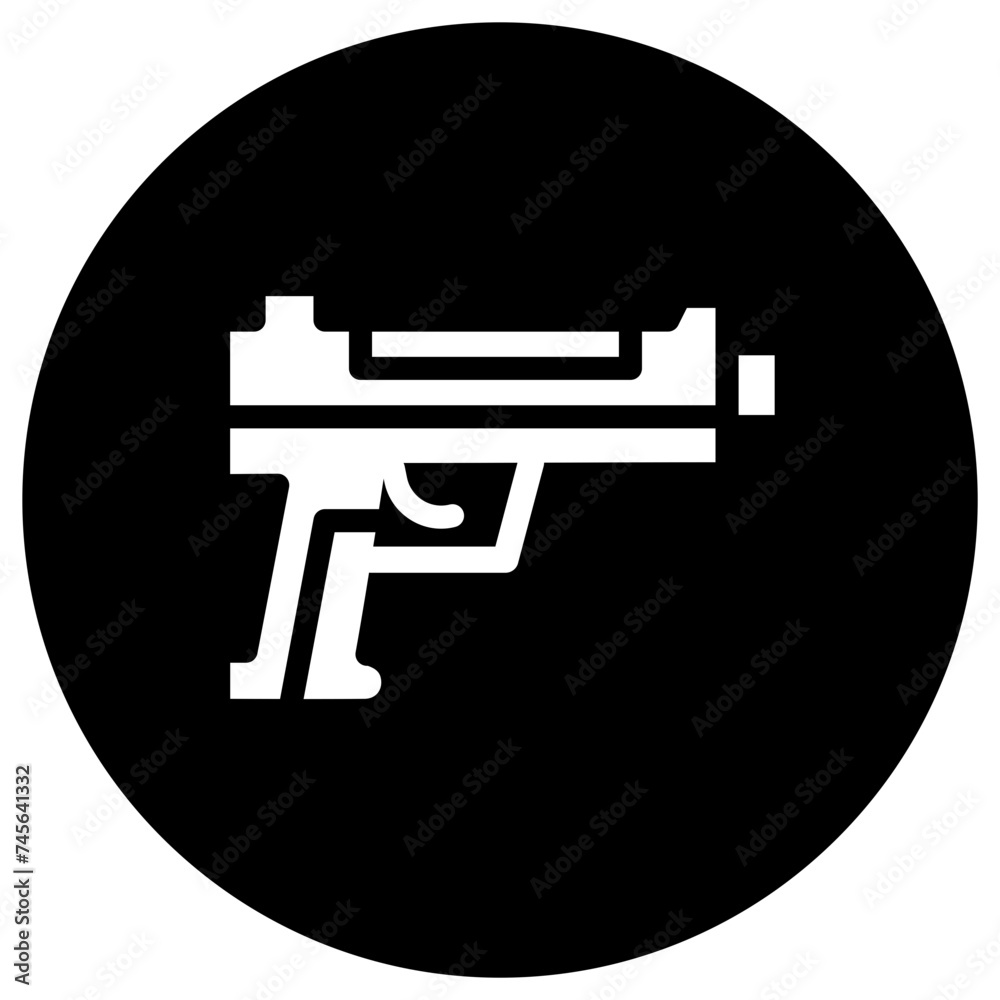 Pistol Vector Icon Design Illustration Pistol Vector Icon Design Illustration