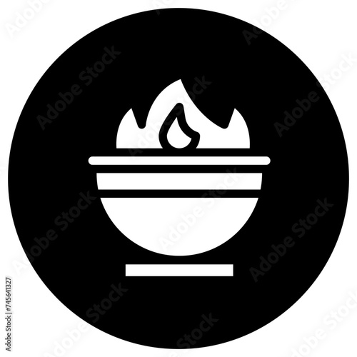 Cauldron Vector Icon Design Illustration