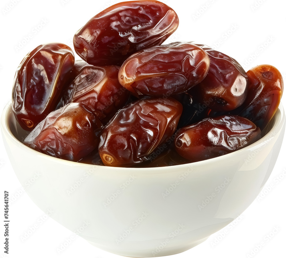 Dried dates fruits in bowl Dried dates fruits in bowl