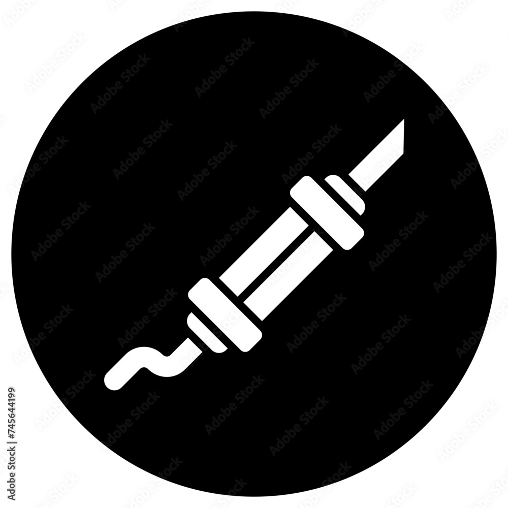 Exhaust pipe Vector Icon Design Illustration Exhaust pipe Vector Icon Design Illustration