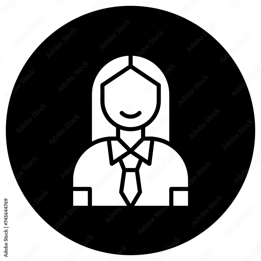 Businesswoman Vector Icon Design Illustration Businesswoman Vector Icon Design Illustration