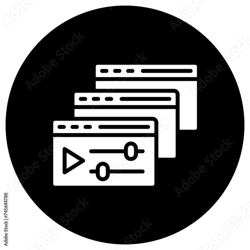 Courses Vector Icon Design Illustration