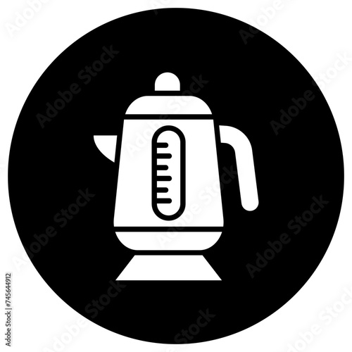 Electric Kettle Vector Icon Design Illustration