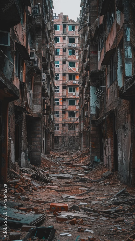 Abandoned City Where No People Lives