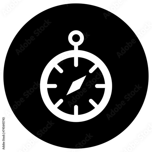 Chronometer Vector Icon Design Illustration