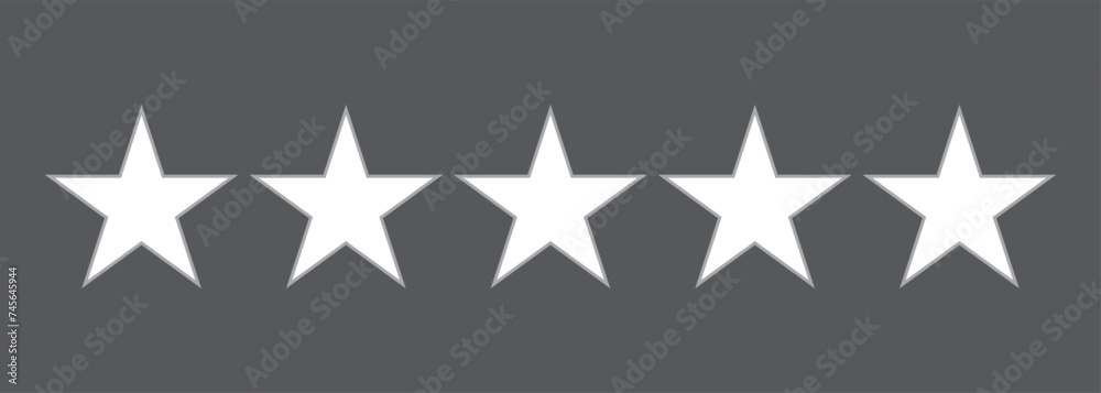 Star icon collection. Star vector icons set with shadow. White stars different shapes isolated on transparent background. Stars in modern flat style. Vector design element. Star icon collection. Star vector icons set with shadow. White stars different shapes isolated on transparent background. Stars in modern flat style. Vector design element.