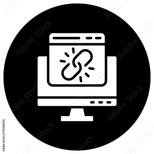 Link Vector Icon Design Illustration