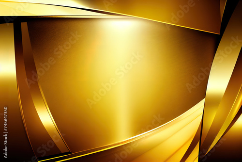 Expensive trendy luxury gold background. AI render.