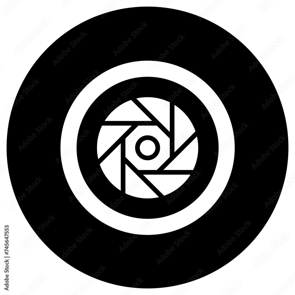 Diafragma Vector Icon Design Illustration Diafragma Vector Icon Design Illustration