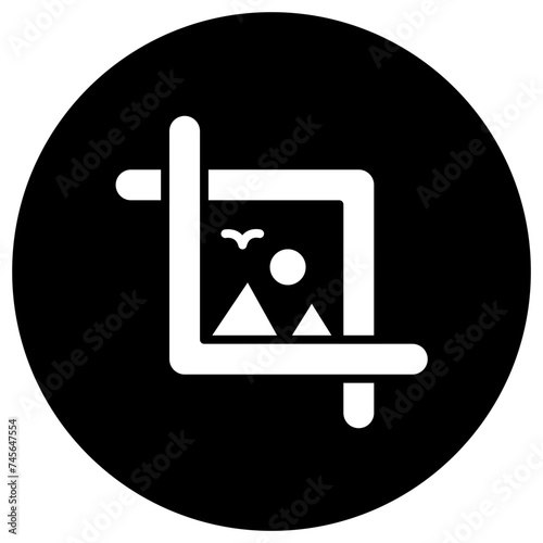 Crop Vector Icon Design Illustration