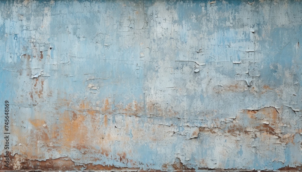 Old weathered painted grunge metal sheet