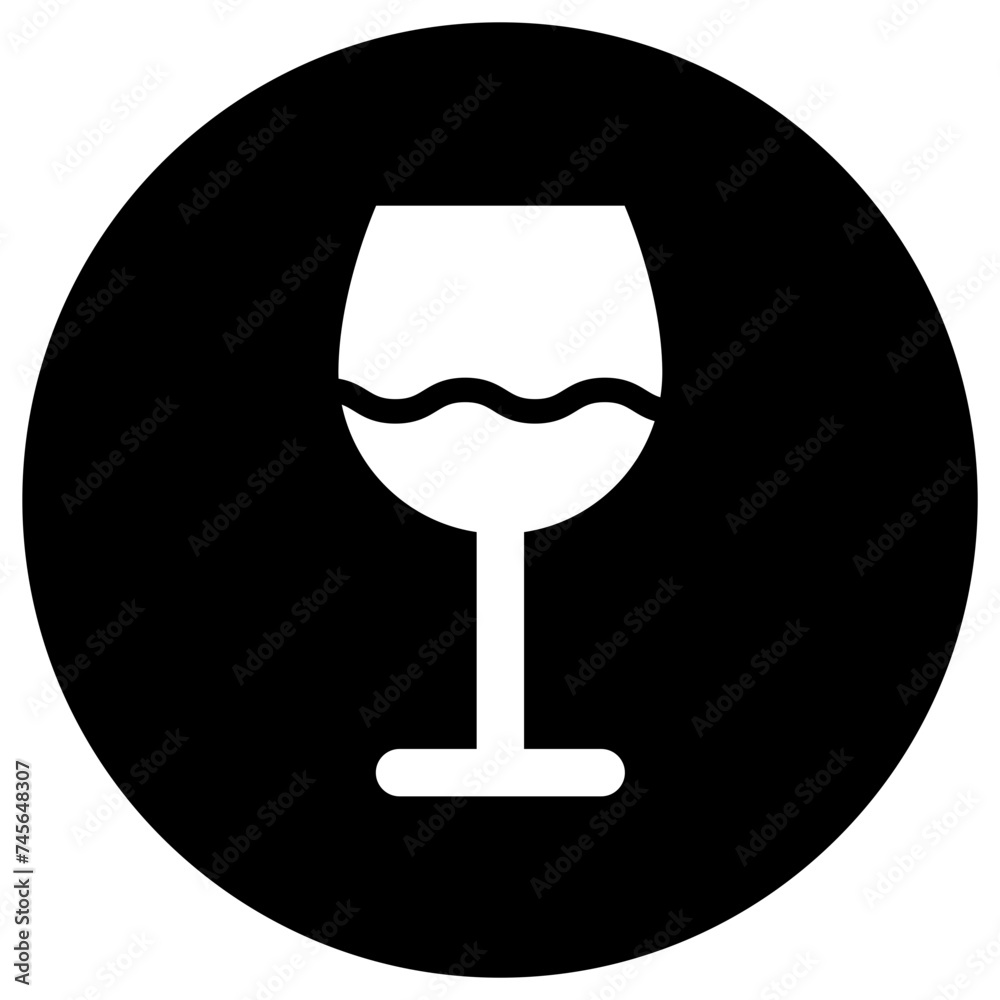 Glass Vector Icon Design Illustration Glass Vector Icon Design Illustration