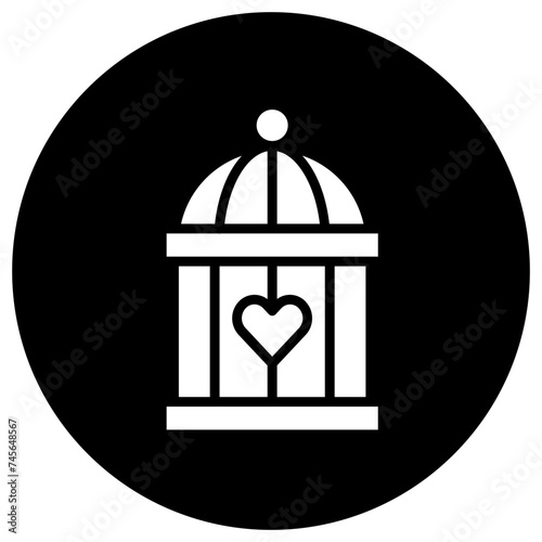 Cage Vector Icon Design Illustration