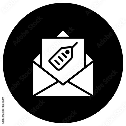 Tagged Vector Icon Design Illustration