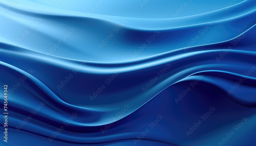 Fototapeta premium Blue grunge background with concrete wall and floor