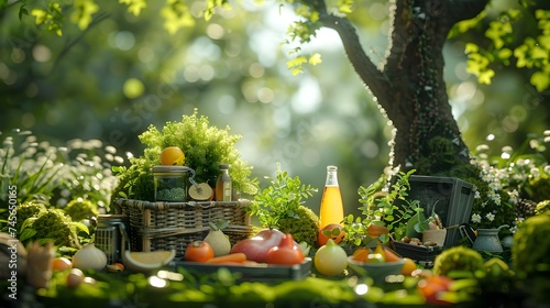 Fairy Tale Garden Fresh Food in a Basket