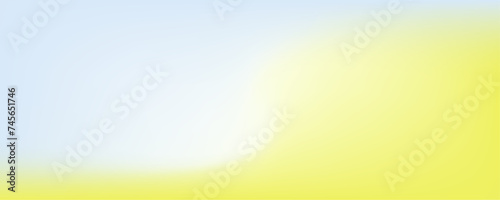 Abstract Pastel Blue and Yellow gradient Background. Swirling Blue and yellow colors. Spring template background. Vector Illustration. 