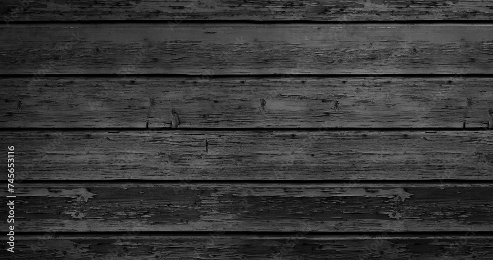 Obraz premium Hintergrund schwarzes Holz - schön verwittert, vintage