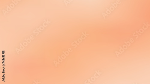 Abstract peach fuzz color vector banner. Blurred light fresh orange delicate gradient background. Pastel pink Liquid stains with free space banner. Vector gentle gradient backdrop