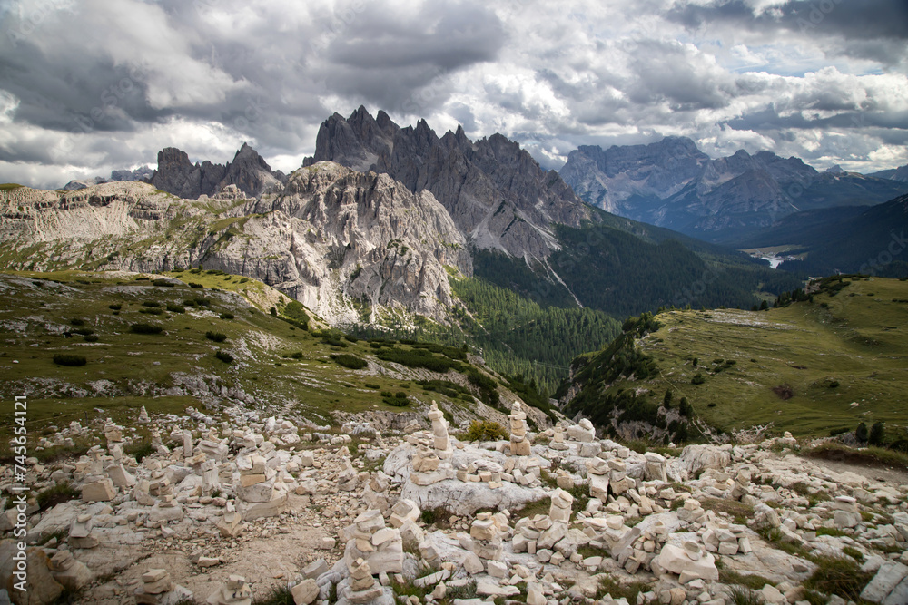 Cadini di Misurina in the Dolomites, Italy, Europe