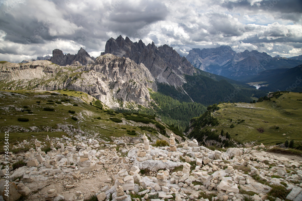 Cadini di Misurina in the Dolomites, Italy, Europe Cadini di Misurina in the Dolomites, Italy, Europe
