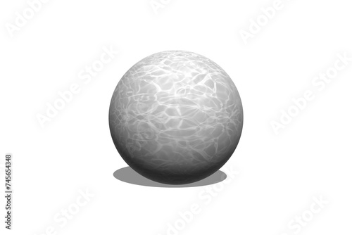 3d sphere with reflection. 3d sphere with shadow. 3d silver sphere 