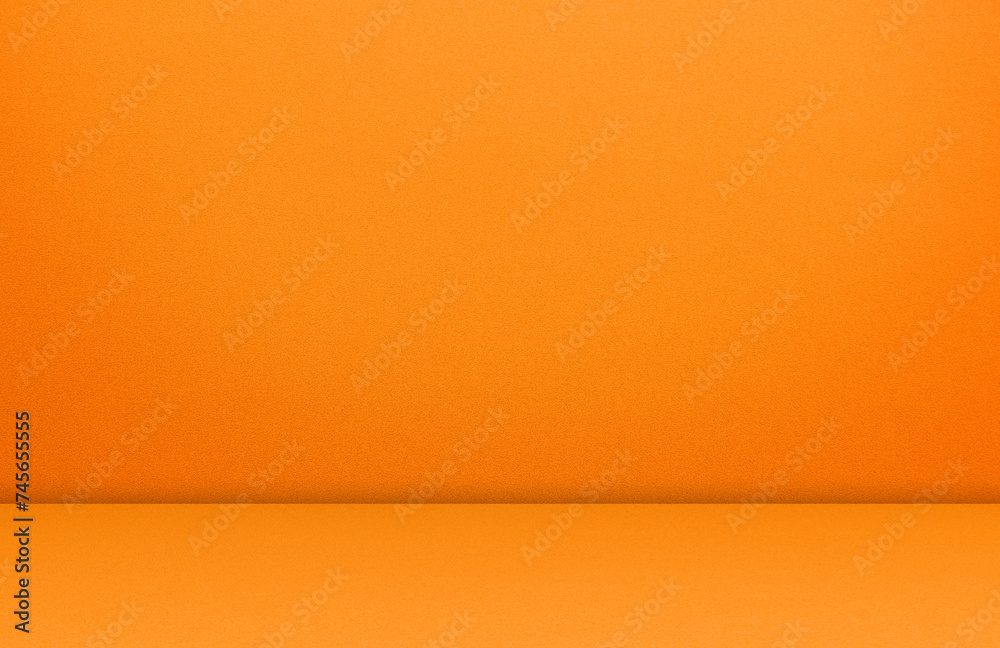Orange 3d Table Studio Empty Interior Background WallWall paper Summer Tropic Pattern Abstract Texture Gold Kitchen Light Floor Mockup Cement Shadow Podium Gradient Minimal Room Stage Product Loft
