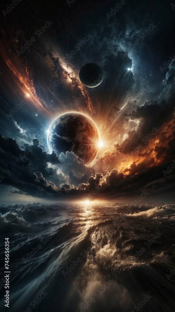 Planets Align in Spectacular Space Scene