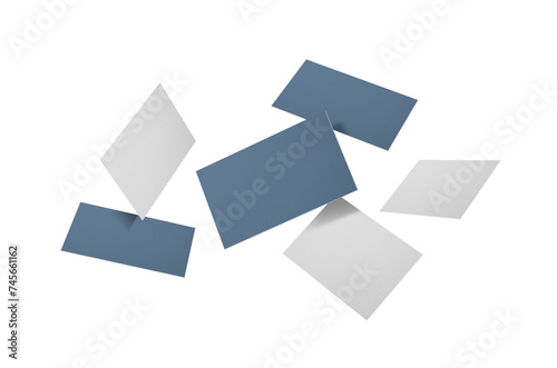 Free Download Group of minimal business card mockup, PNG transparency with shadow - GFXLoad