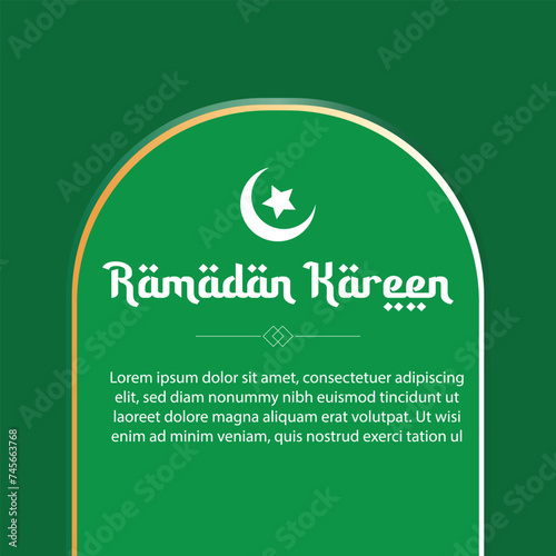 Ramadan Kareem Social  Media Ad Design