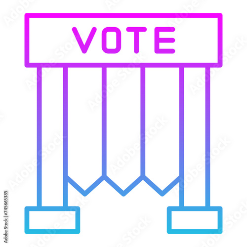 Voting Booth Icon