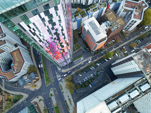 Photography Aerial View of West Croydon London City of England Great Britain