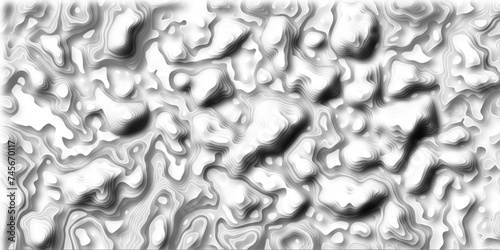 Geographic mountain relief. Abstract lines background paper texture Imitation of a geographical map shades .Topographic contour lines vector map seamless pattern vector illustration