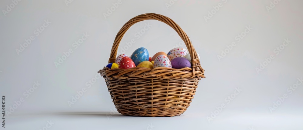 Basket Bliss: Easter Eggs Galore Basket Bliss: Easter Eggs Galore