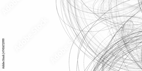 Abstract line vector on white background for decoration. Acrylic abstract lines with wave swirl curve on pour black and gray art. Slightly reflective striped abstract natural pattern soft lines.