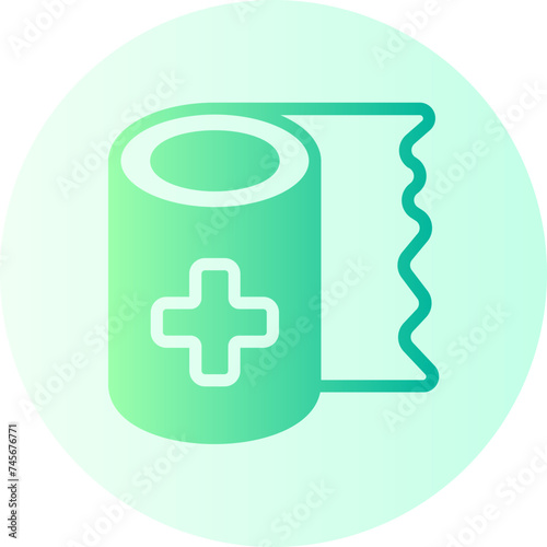 bandage gradient icon